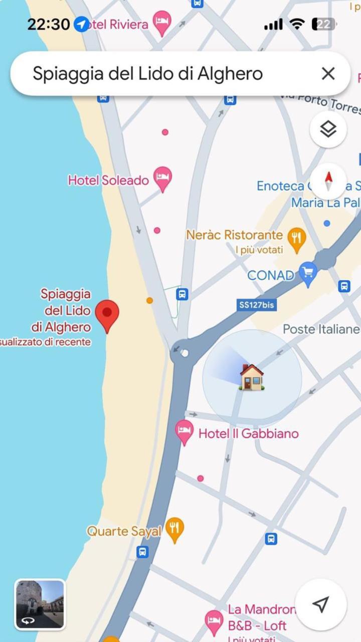 Nura'S - Casa Azzurra Seaside Apartment Алгеро Екстериор снимка